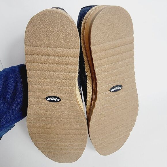 NEW Dr Scholl's Jetset Isle Navy Canvas Loafer Size 11 - Picture 6 of 8